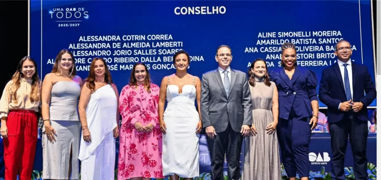 Érica Neves assume a OAB-ES - capa